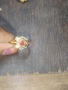 Gold Tone Ring Set