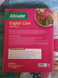 Arihant All In One English Core CBSE Class 11