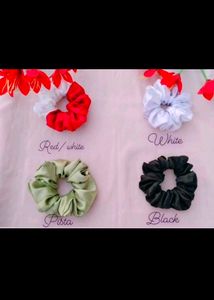 Colorful Hair Scrunchies