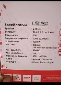 Stereo Headphones With MIC (EH-75)