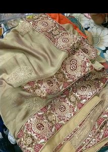 New Saree With Blouse Pice Inside It