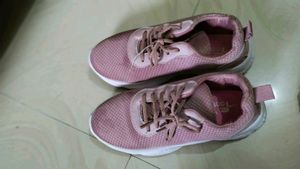 Pink Checkered Sneakers