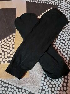 Black nylon Socks