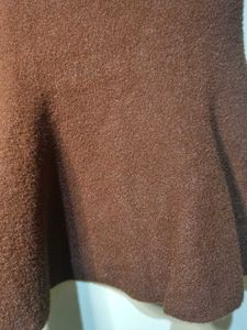 Brown Mermaid Woollen Skirt