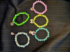 Beaded Charm Bracelet Collection