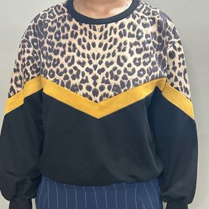 Animal Print Sweat Shirt