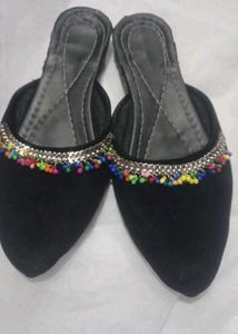 Stylish Black Mules