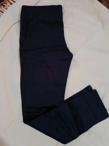 Navy Blue Slim Fit Pants