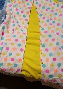 Polka Dot Duster &amp; Yellow Dress