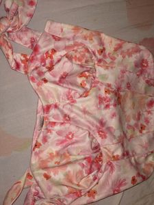 Floral Print Strappy Corset Top 🌸