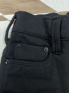 Versatile Black Kids&#39; Slim-Fit Pants
