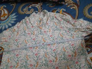 Plus Size White Floral Shirt