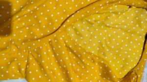 Polka Dot Harpa Wrap Top
