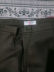 Men's Olive Straight Leg Pants