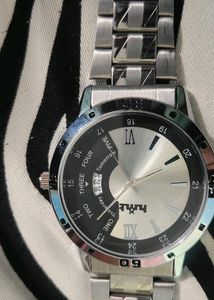HMXT Silver Classic Watch