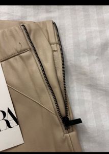 Zara Leather Flared Or Skinny Pants For Women
