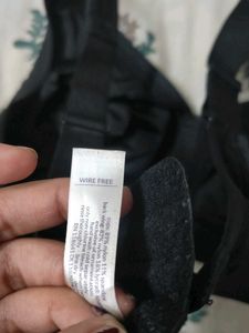 Black Comfort Bra