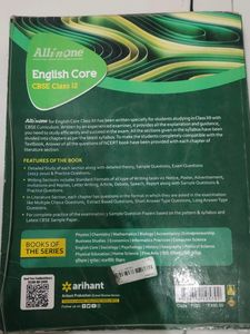 All In One English Core Cbse  Class 12