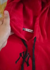 Red Cropped Hoodie🧣