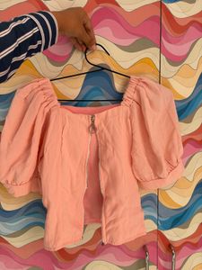 Pink Bow Top For Women
