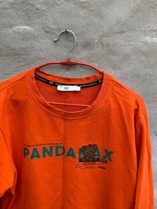 Panda orignal saxy Orange Sweatshirt