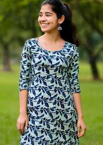 Cotton Straight Casual Kurthi