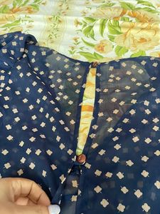 Beautiful Printed Blue Top