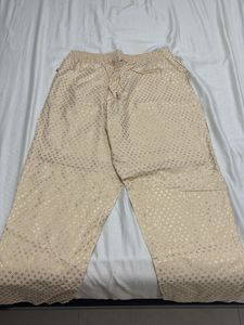Gold Patterned Trousers