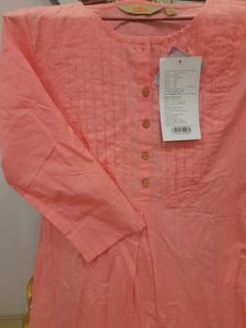 Branded New Elegant Peach Kurta