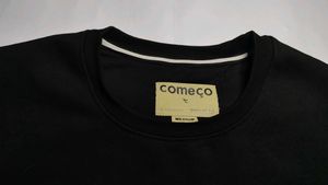 Comeco Black Crewneck Sweatshirt