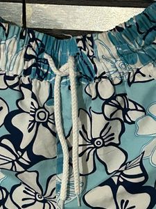Light Blue Floral Shorts | Like New