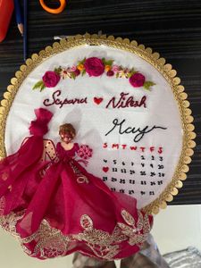 Hand Made Embroidery Wedding Hoops