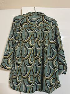 Patterned Green Top