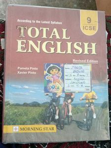 Total English Class 9th Icse Grammar Book