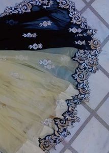 Elegant Black Embroidered saree