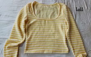Butter Yellow Crop Top