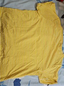 Yellow Striped Tee