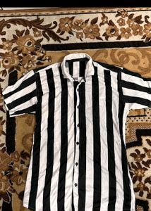 Striped Black and White Shirt