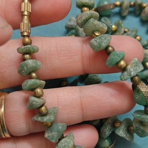 Jade And Gold Accent Neckpiece