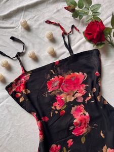 Strip Flowerl Kurta