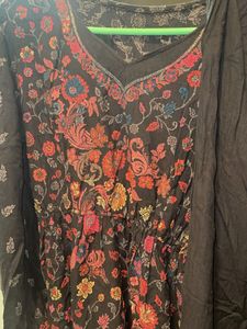 Beautiful Kashmiri Pashmina Kurta And Stall Set