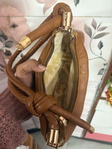 Brown Panther Shoulder Bag