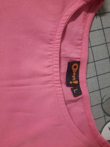 Pink Color Butterfly Sleeve Top