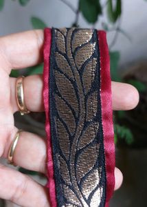Maroon And Black Wedding Potli bag