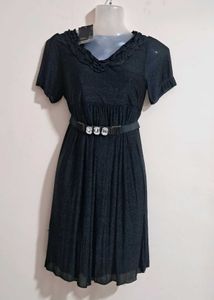 New Georgette Soft Black Dress