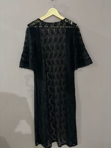 Black Lace Cover Top