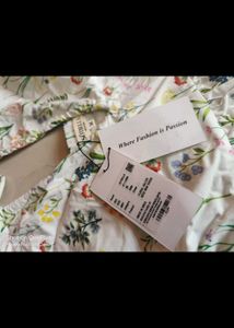 Floral Halter Mini Dress m size