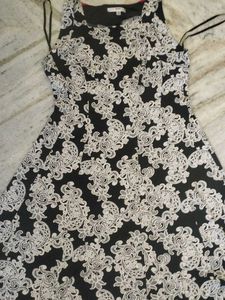 Paisley Print Fit &amp; Flare Dress