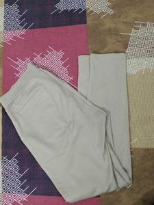 Beige Casual Pants