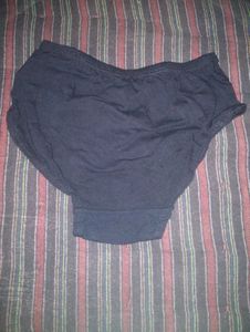 Black Cotton Underwear